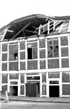 Fachwerkhaus im Abriss